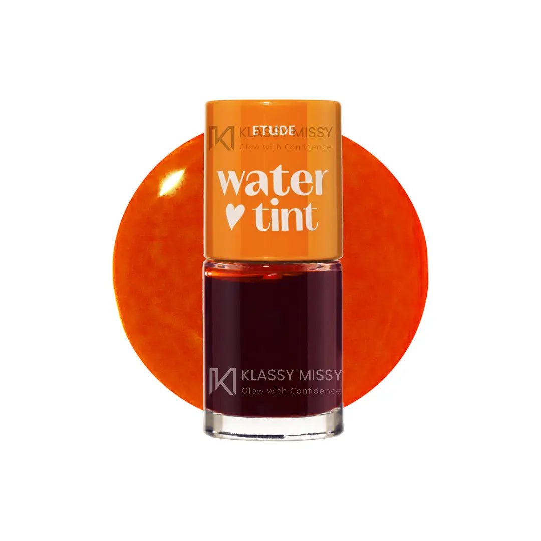 Etude House Dear Darling Water Tint Orange Ade (21AD) |Vivid Color Lip Stain with Moisturizing Weightless & Non-sticky Finish | Smudge-proof & Lightweight Lip Tint | K-