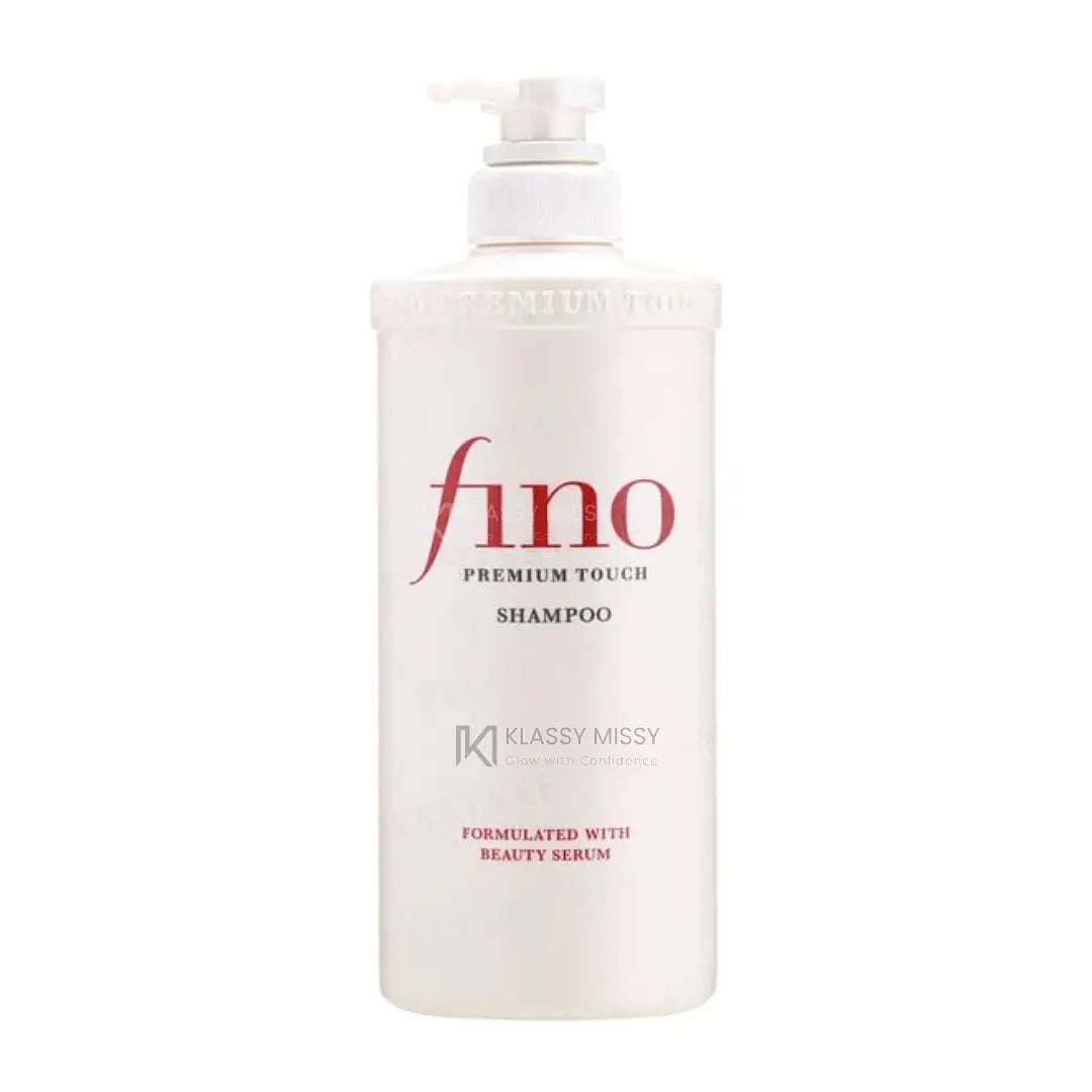 Shiseido Fino Premium Touch Shampoo - Formulated with Beauty Serum, 550ml
